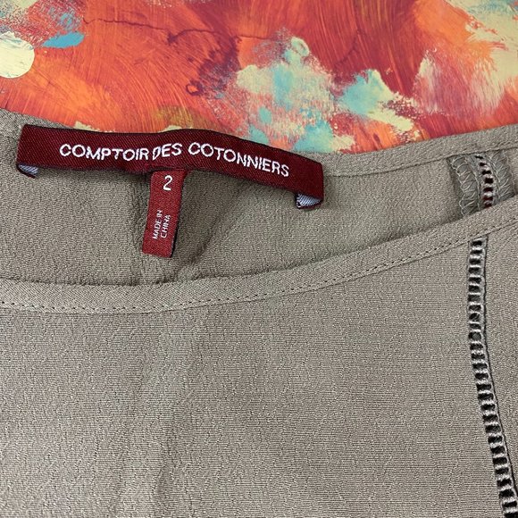 Comptoir Des Cotonniers 2 Dress Accents Cap Sleeve - Picture 8 of 10